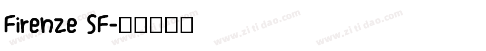 Firenze SF字体转换